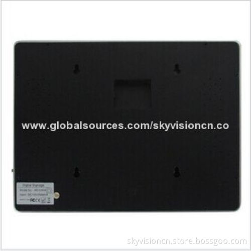 Digital photo frame with motion sensor, video button